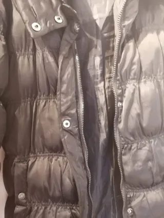 Cazadora acolchada negra Inside