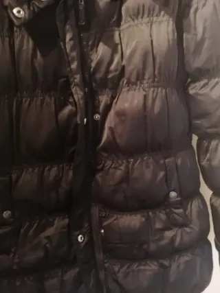 Cazadora acolchada negra Inside