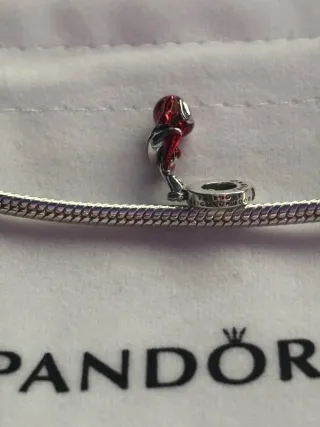 Charm Pandora Spiderman Rojo