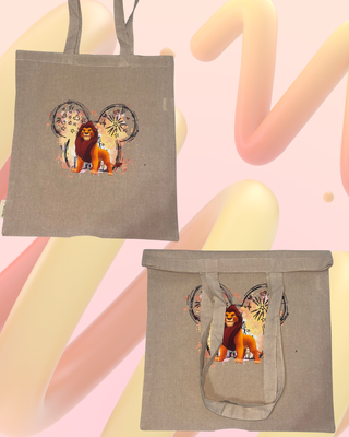 Bolsa de algodón con estampado