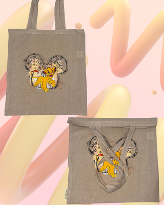 Bolsa de algodón con estampado