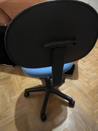 Silla de escritorio infantil azul