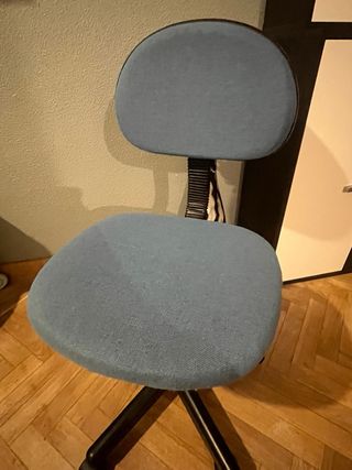 Silla de escritorio infantil azul