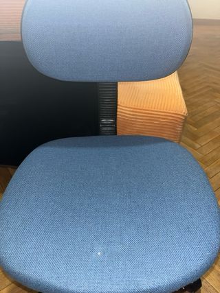 Silla de escritorio infantil azul