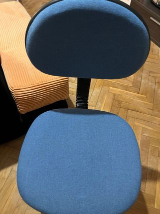 Silla de escritorio infantil azul