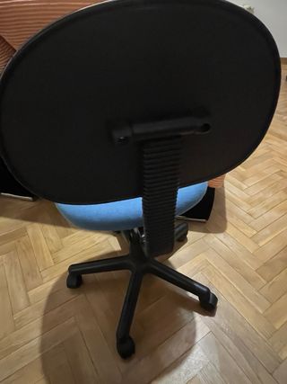 Silla de escritorio infantil azul