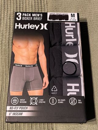 3 Boxer Briefs Hurley Talla M