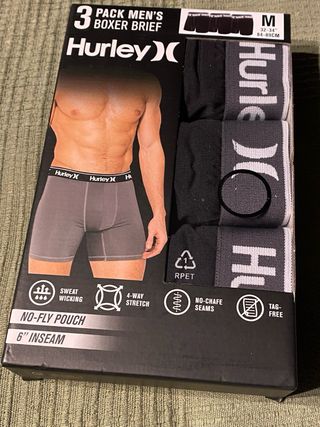 3 Boxer Briefs Hurley Talla M