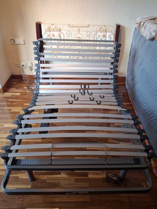 Cama articulada eléctrica somier láminas