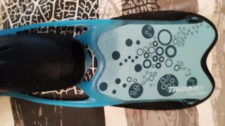 Aletas de piscina azules