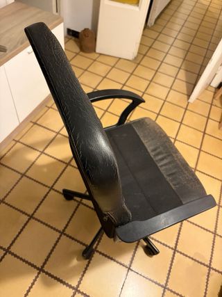 Silla de oficina Ikea negra
