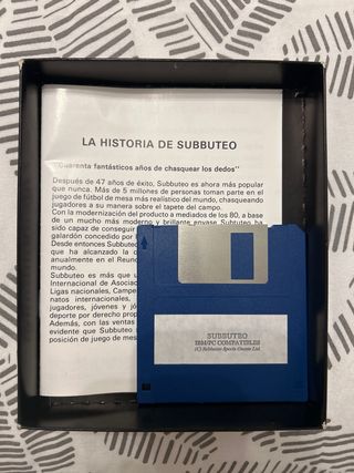 Subbuteo Juego Ordenador IBM PC 3 1/2