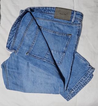 Vaqueros Massimo Dutti Hombre Azules