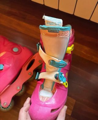 Patines rosas infantiles