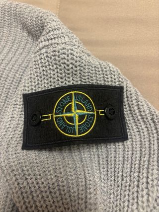 Maglione Stone Island Grigio Lana
