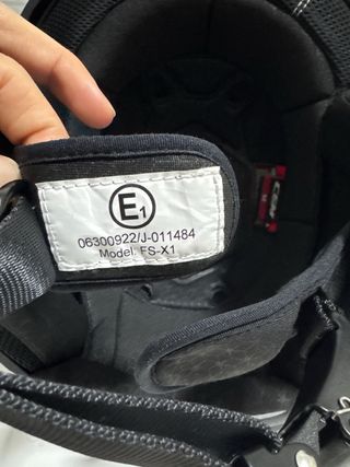 Casco Jet CGM Talla M Negro Mate