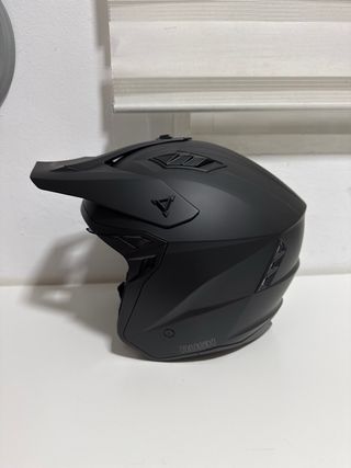 Casco Jet CGM Talla M Negro Mate