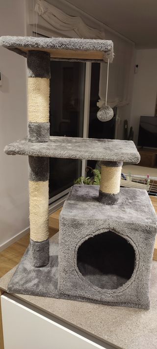 Rascador para gatos 50x30x81cm