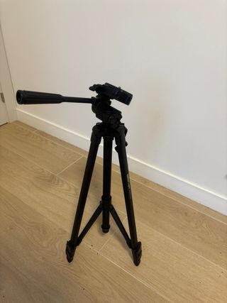 Trípode para cámara negro