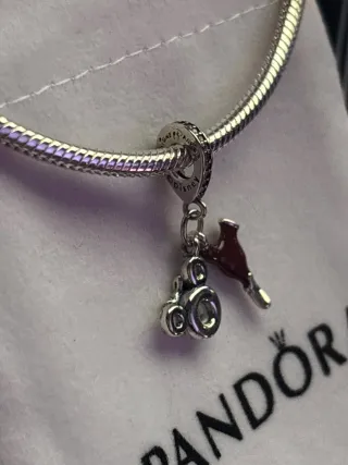 Charm Pandora Piruleta y Donut Mickey y Minnie