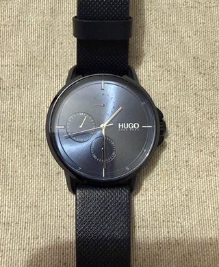 Reloj Hugo Boss Negro y Plateado