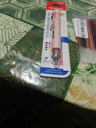 Penna multicolor Motorro 8 colori + ricariche