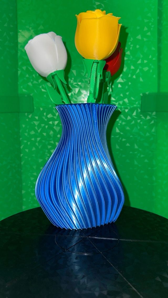 Jarrón decorativo plástico Corazón , rosa opcional