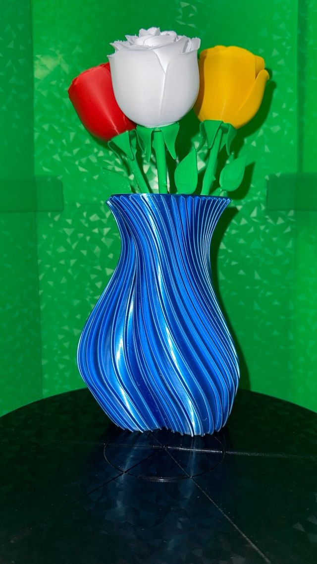 Jarrón decorativo plástico Corazón , rosa opcional