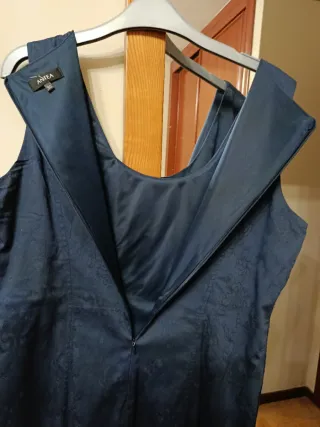 Vestido Atea Azul Marino