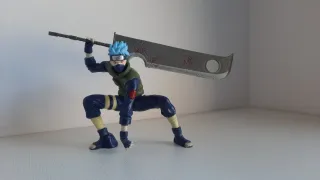 Figura Kakashi Naruto Espada Zabuza Anime PVC
