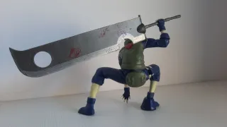 Figura Kakashi Naruto Espada Zabuza Anime PVC