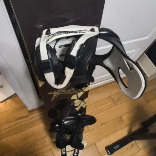 Tabla Snowboard Bullwhip Negra