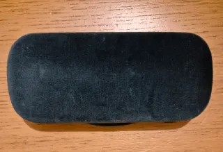 Custodia occhiali Gucci velluto blu originale