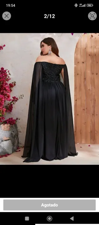 Vestido de fiesta negro
