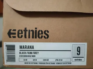 Zapatillas Skate Etnies Marana Negras