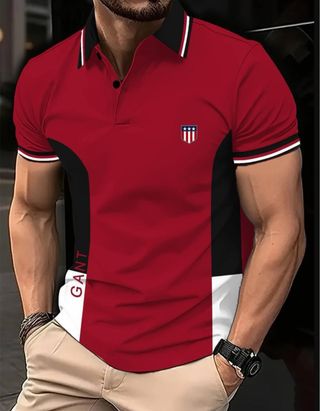 Polo Rojo y Negro calidad!! M-L-XL-XXL-XXL