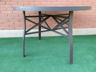 Mesa para terraza o jardín de aluminio