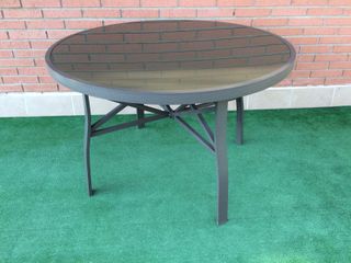 Mesa para terraza o jardín de aluminio