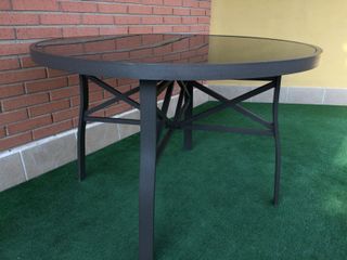 Mesa para terraza o jardín de aluminio