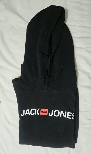Sudadera Jack & Jones Negra Hombre