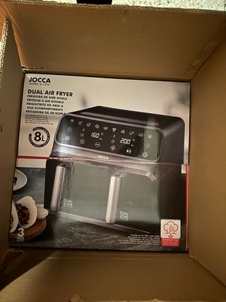 Freidora de Aire JOCCA 8L Doble Zona
