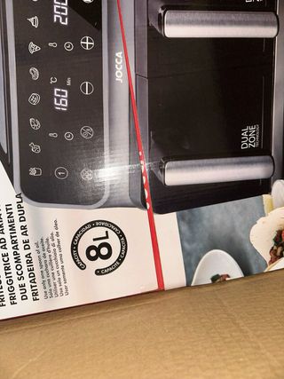 Freidora de Aire JOCCA 8L Doble Zona