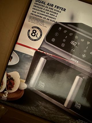 Freidora de Aire JOCCA 8L Doble Zona