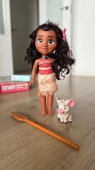 Muñeca Vaiana Disney 45cm + Pua