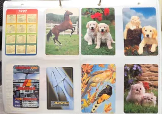 Calendario de bolsillo 1997 unidad o lote