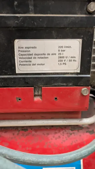 Compresor de aire Panther AS 210 - HP 1,5 25L