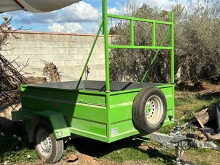 Alquiler por dias. Remolque 1 Eje 750kg
