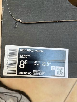 Nike D/MS/X React Vision Talla 42 nuevas