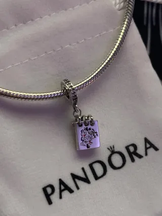 Charm Pandora Libro de Firmas Personajes Disney
