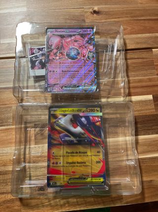 Cartas Pokémon Grandes Mewtwo y Latias EX